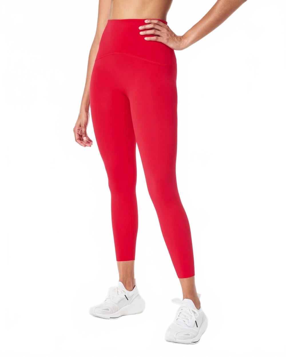 NEW SPANX spanxshape booty boost 7/8 leggings in red